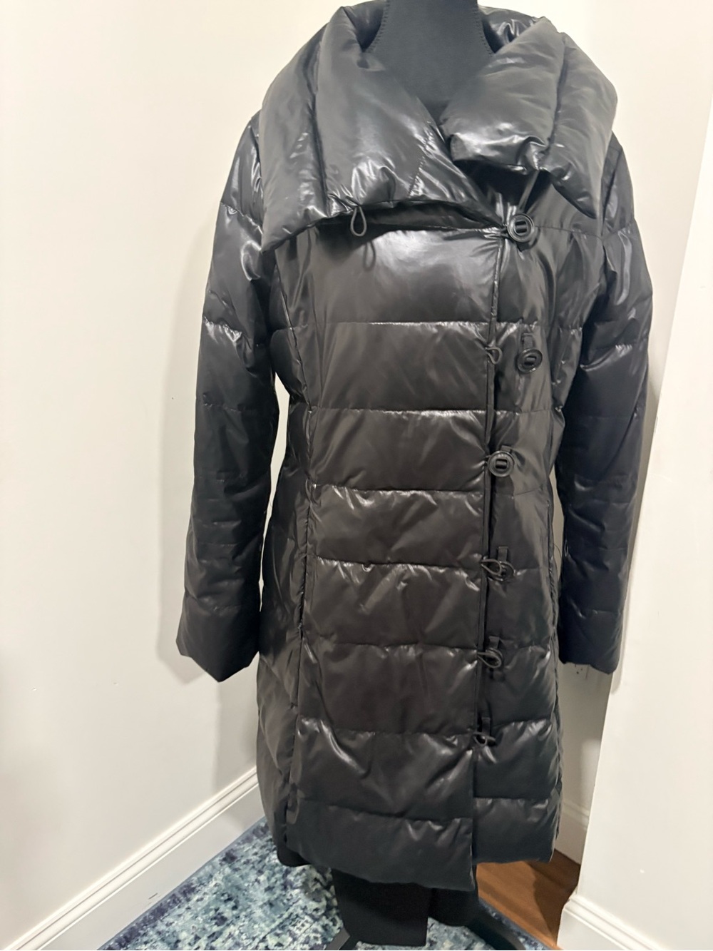 Marc New York Classic Black Quilted Puffer Coat - Women excellent condition XL